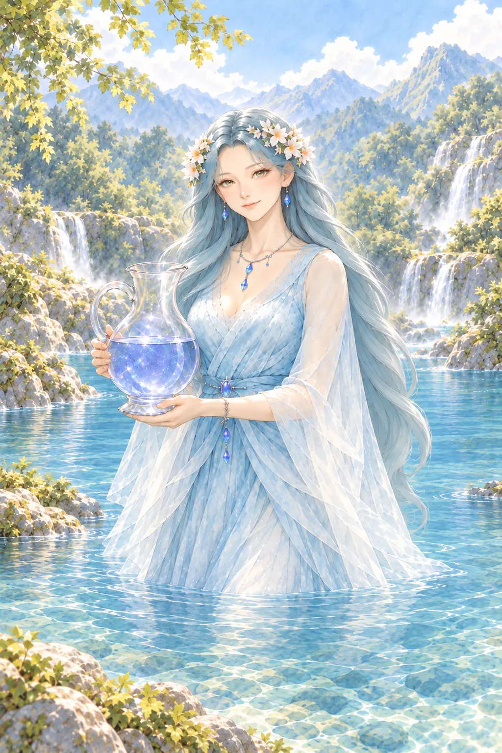 水女神 Merunara 手持星光水壺